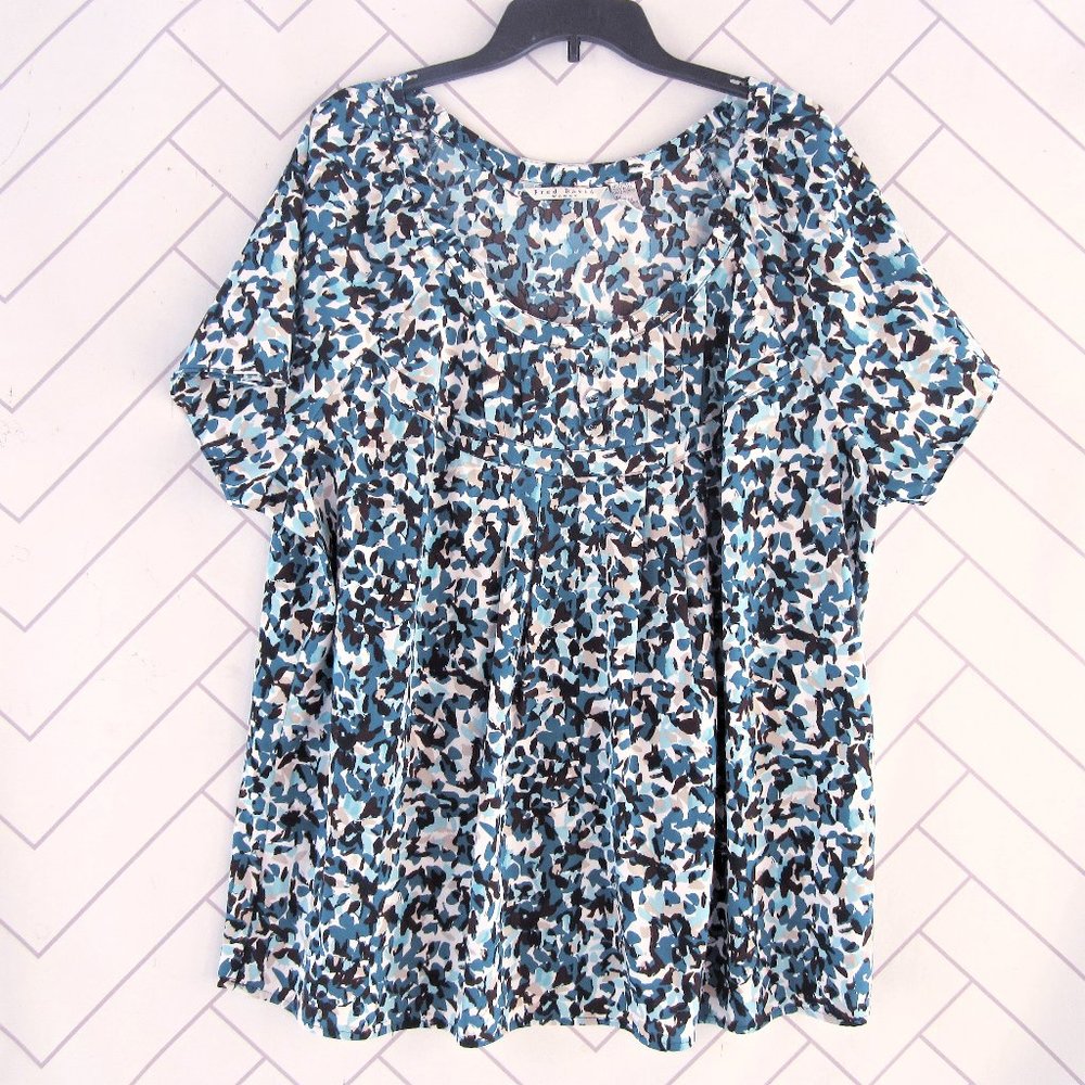 Fred David Woman Career Blouse Plus Size 2X